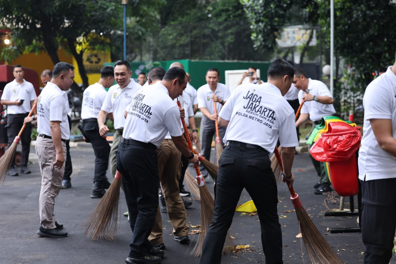 Jaga Jakarta Bersih dan Asri, Polda Metro Jaya Dorong Budaya Peduli Lingkungan