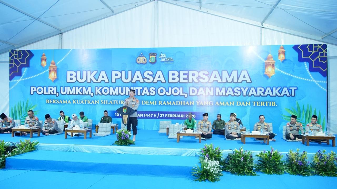 Polda Metro Jaya Gelar Buka Puasa Bersama Ojol, Pererat Sinergi Kamtibmas