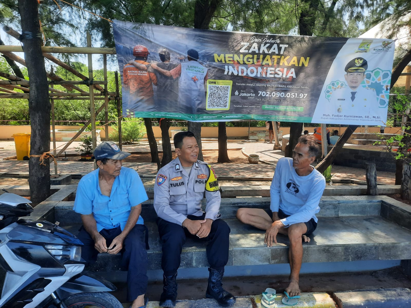 Bhabinkamtibmas Pulau Lancang Ajak Warga Jaga Kamtibmas dan Sukseskan Operasi Ketupat 2026