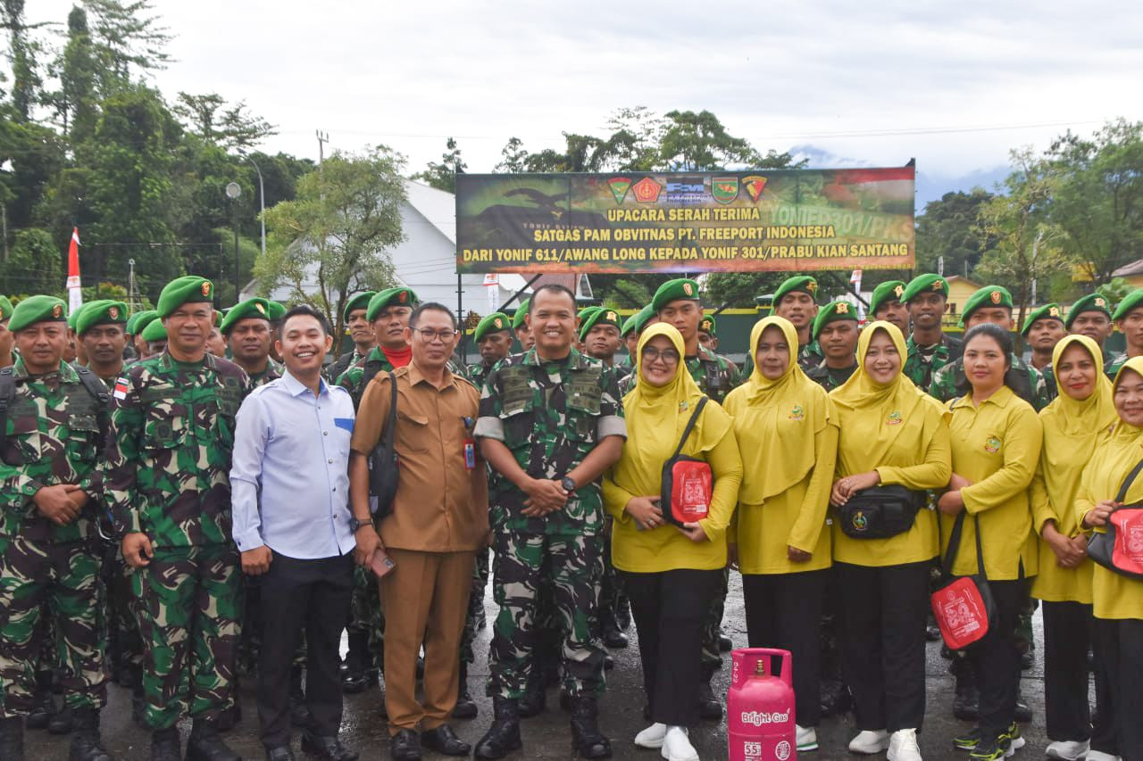 Prajurit Kodim 1710/Mimika dan Persit KCK Cabang XXXV Terima Sosialisasi Penggunaan Gas LPG
