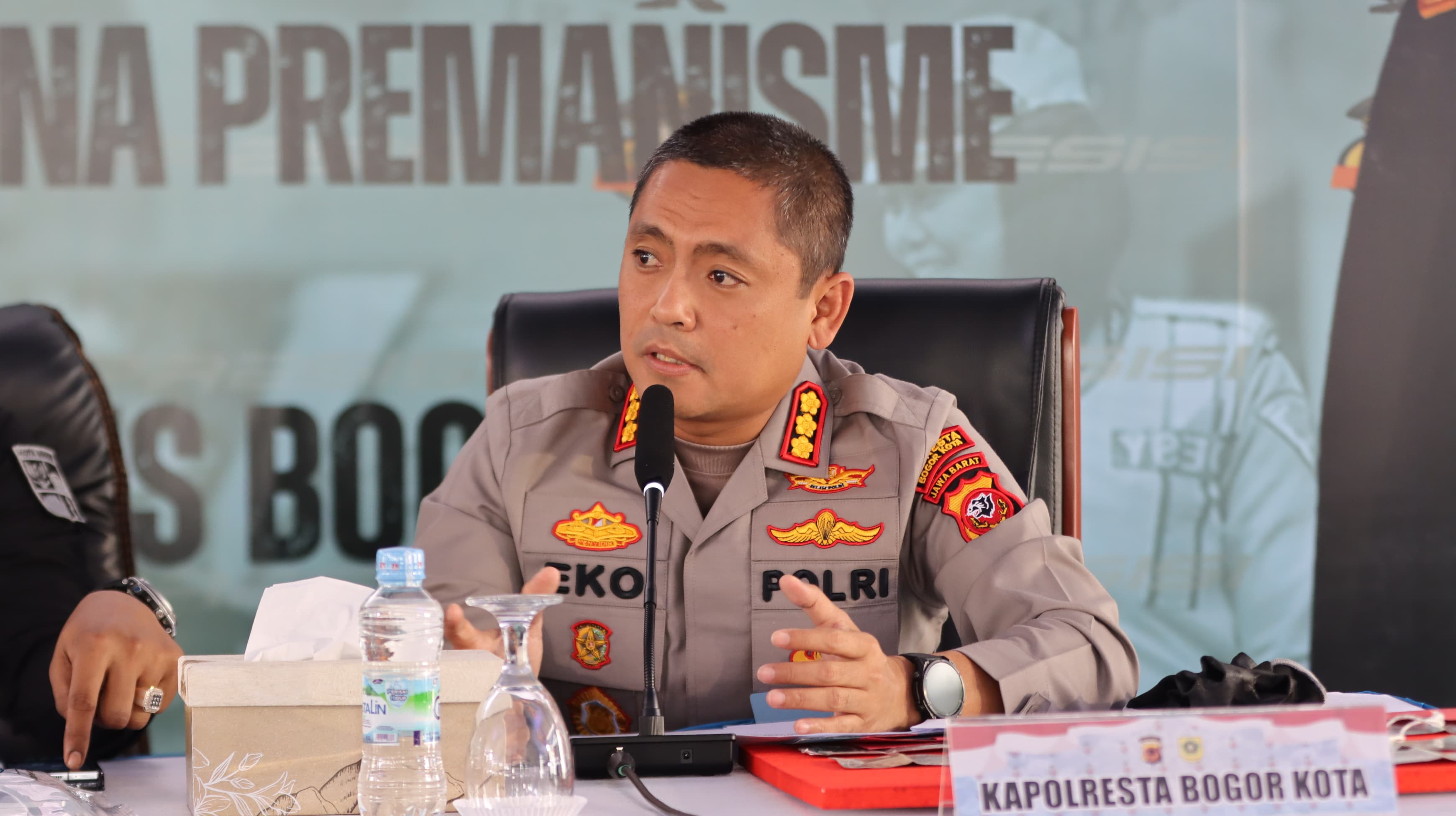 Polres-Polresta Bogor Gelar Konpers, Berantas Premanisme Kasus Perampasan Motor oleh Mata Elang