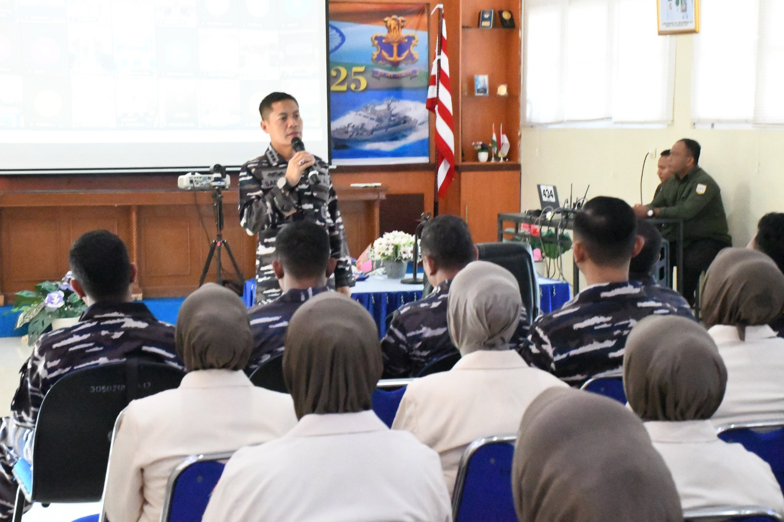 Komandan Lanal Sabang Ikuti Video Conference Pengarahan Panglima Koarmada RI