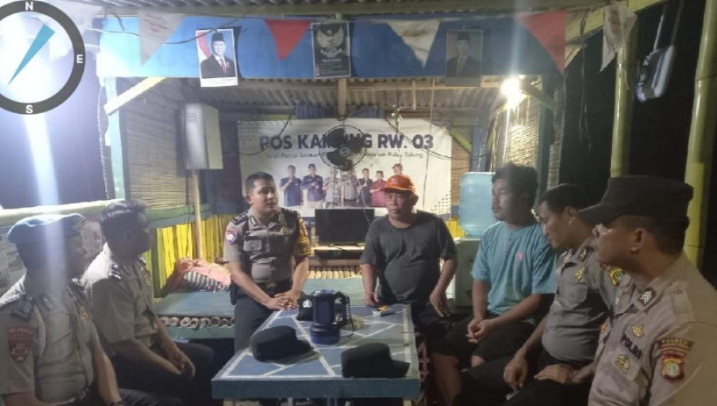 Polisi Bersama Masyarakat, Polsek Kepulauan Seribu Selatan Perkuat Kamtibmas Lewat Patroli Malam