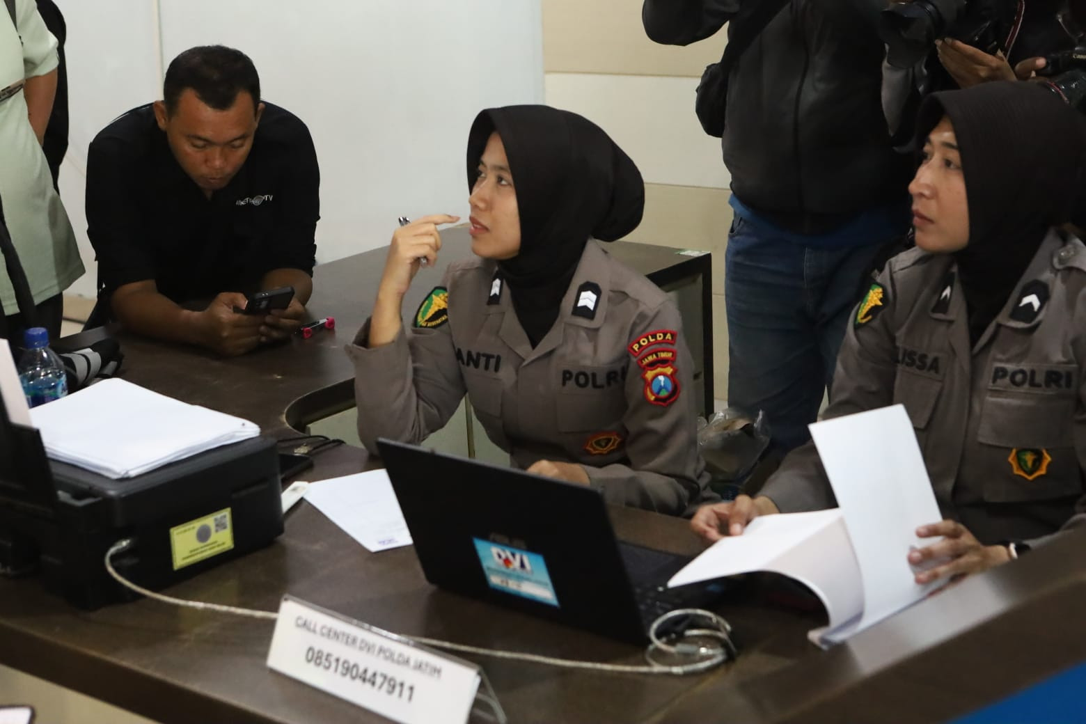 Polres Pelabuhan Tanjung Perak Gerak Cepat, Dirikan Posko Korban KM Virgo Transport 8