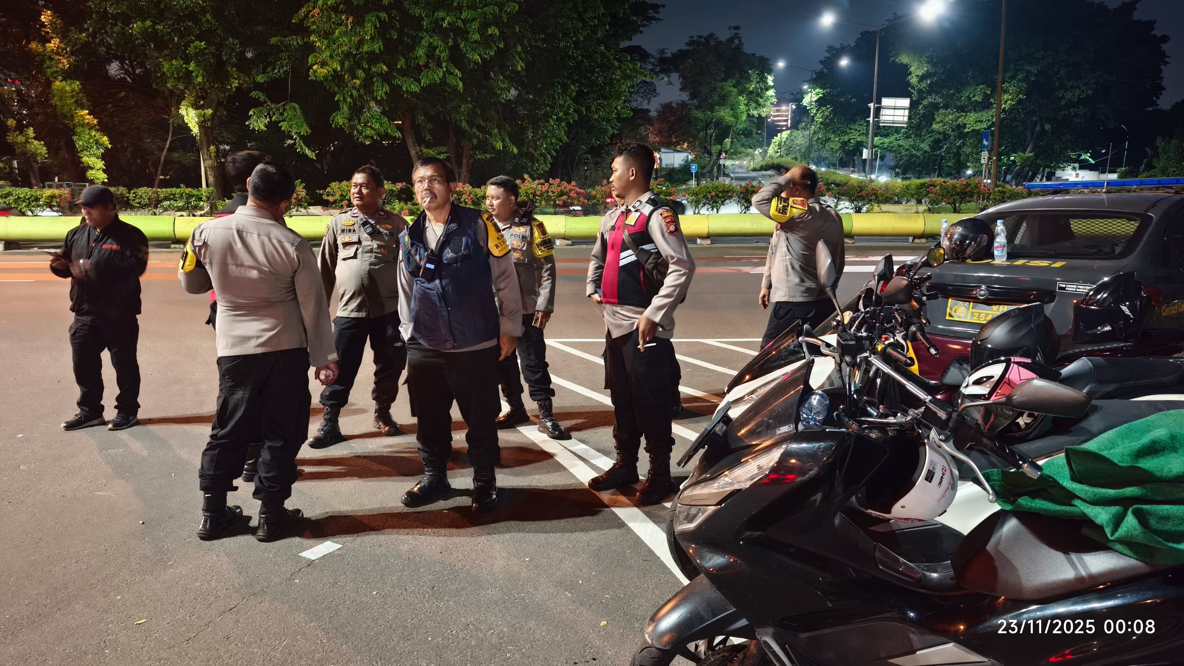 Polsek Pademangan Gelar KRYD untuk Cegah Tawuran, Begal, dan Balap Liar