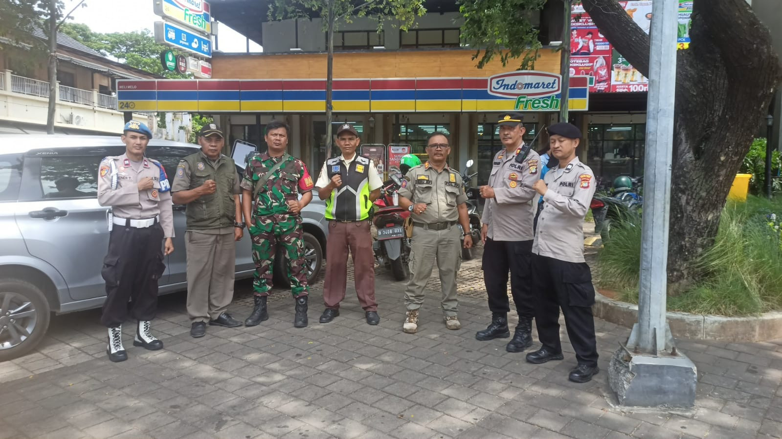 Polsek Medan Satria Gelar Patroli Skala Sedang Jaga Kamtibmas
