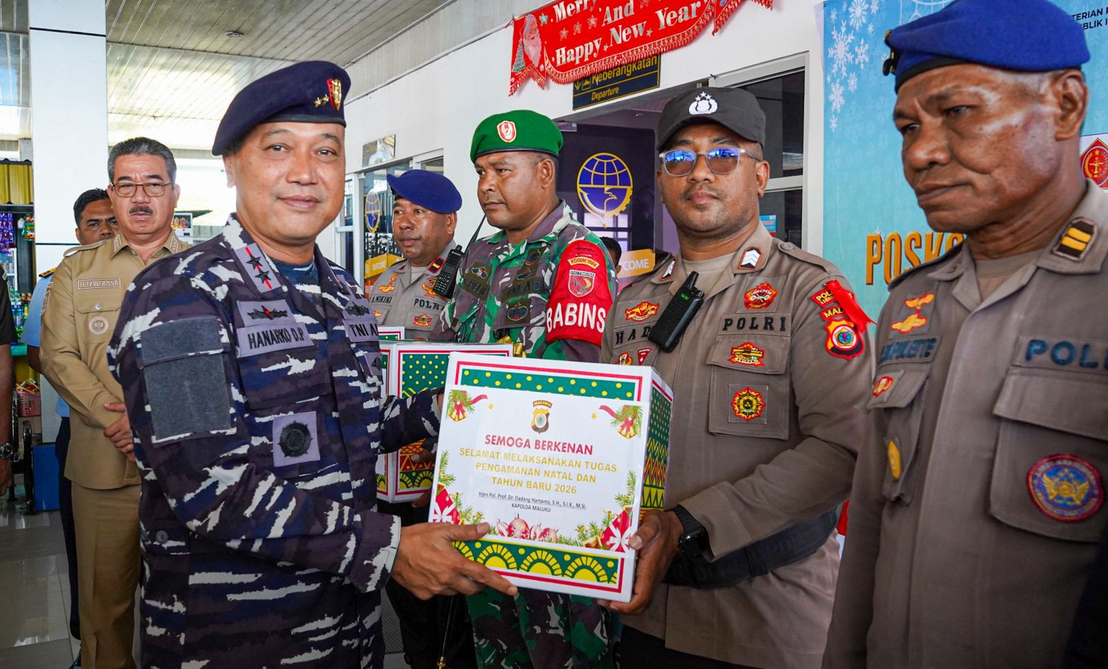 Dankodaeral IX Bersama Forkopimda Laksanakan Monitoring Kesiapan Pengamanan Nataru Tahun 2025 di Maluku