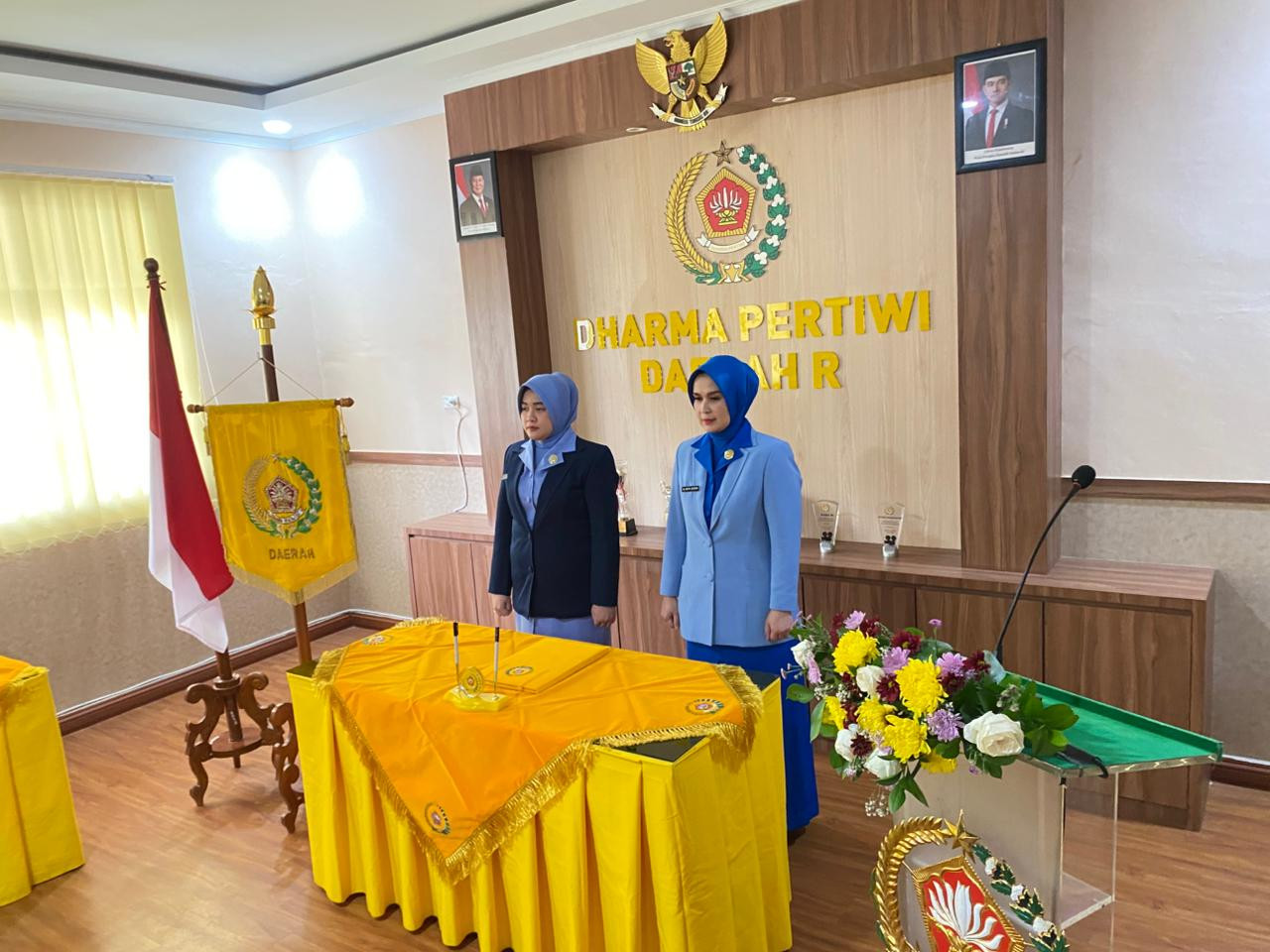 Ny. Widya Sadimin Resmi Diangkat Menjadi Wakil Ketua 2 Pengurus Dharma Pertiwi Daerah R