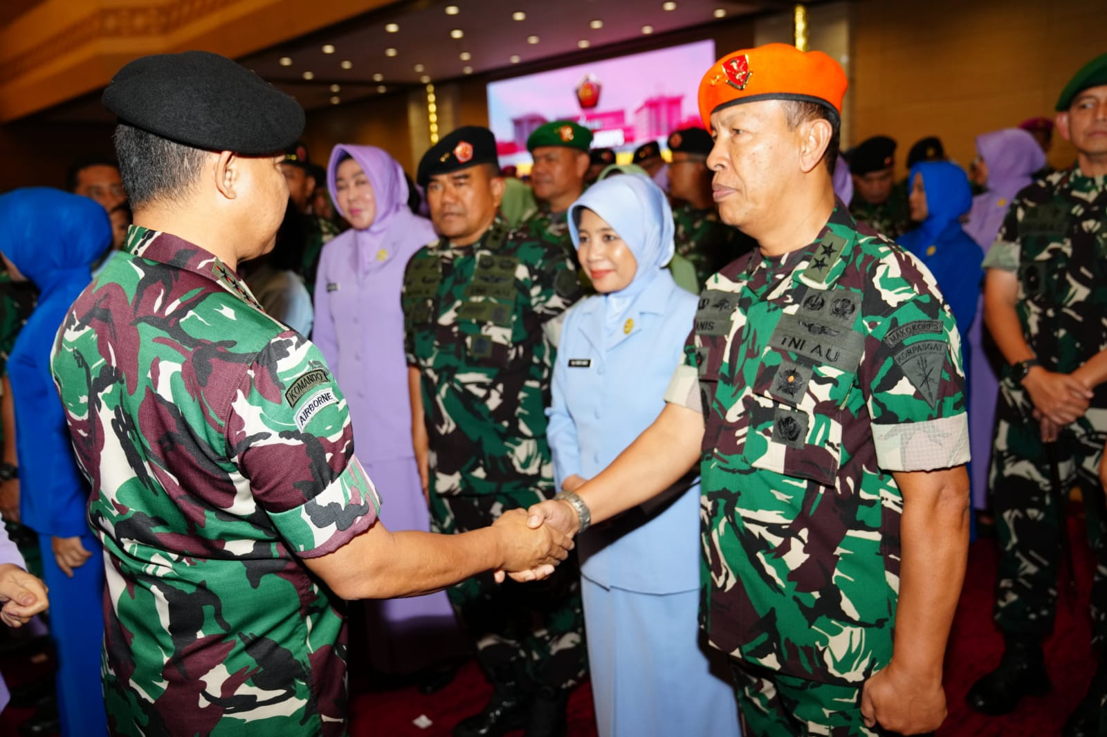 Panglima TNI Terima Laporan Korps Kenaikan Pangkat 177 Pati  TNI