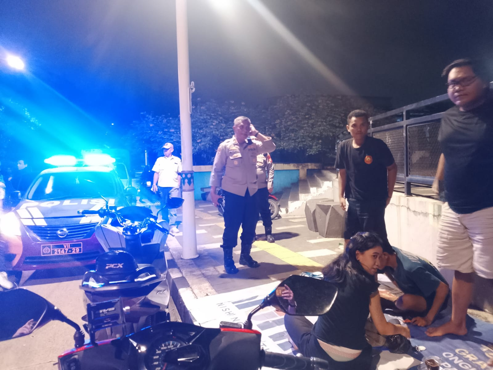 Kapolsek Koja Pimpin Apel dan Patroli KRYD, Antisipasi Tawuran dan Kejahatan Jalanan