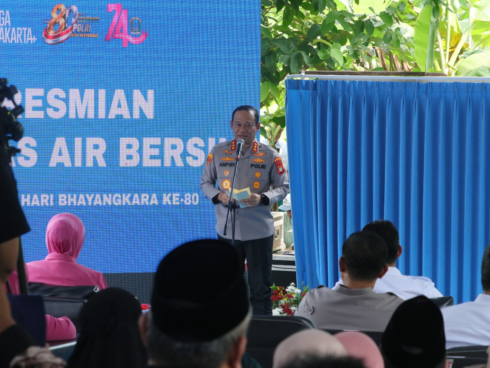 Polda Metro Jaya Resmikan Fasilitas Air Bersih di Bojongsari Depok, 815 Warga Terbantu