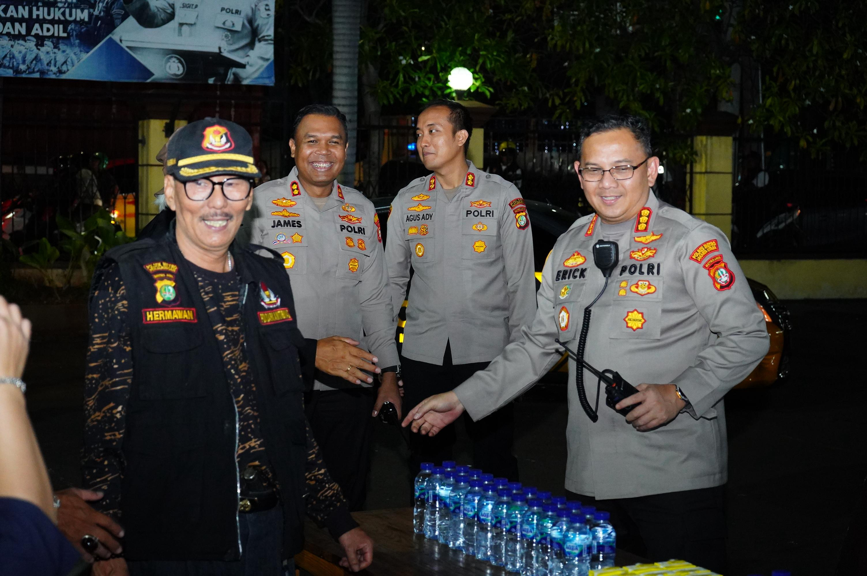 Patroli Skala Besar Polres Metro Jakarta Utara, Sinergi Polri-TNI Jaga Keamanan Kota