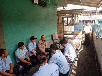 Sinergitas TNI–Polri, Polsek Bekasi Barat Gelar Jakarta On The Spot di Kawasan Industri Rawapasung