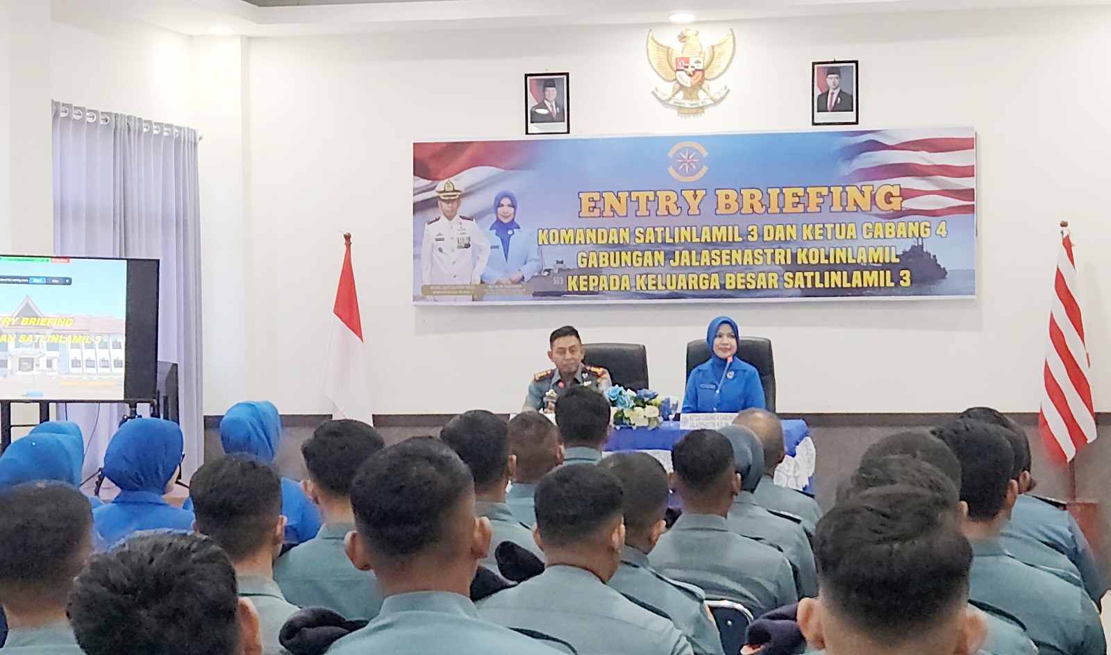 Awali Tugas Dengan Entry Briefing, Komandan Satlinlamil 3 Tekankan Kebersamaan dan Kekeluargan Dalam Bekerja