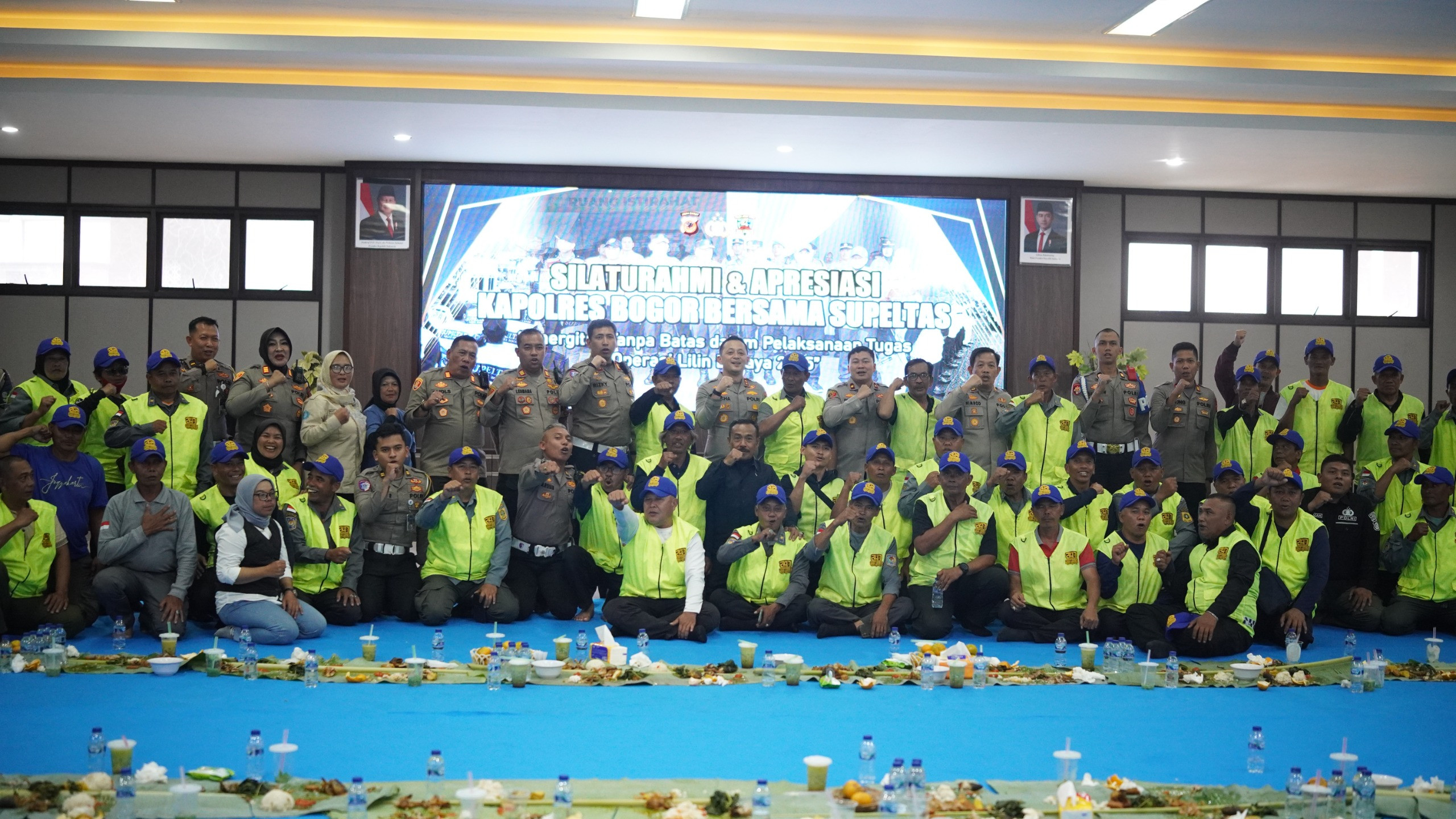 Kapolres Bogor Gelar Silaturahmi dan Apresiasi Bersama Supeltas (Sukarelawan pengatur lalulintas)