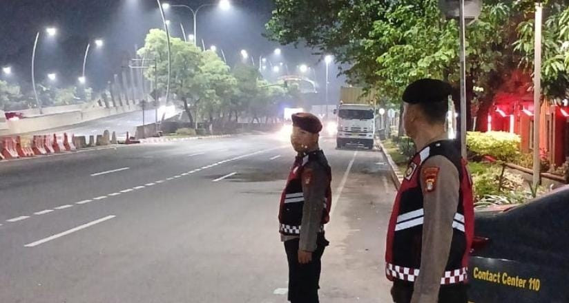 Pemantauan Patroli Unit Samapta 9003 dan 9004 Polres Metro Bekasi Kota