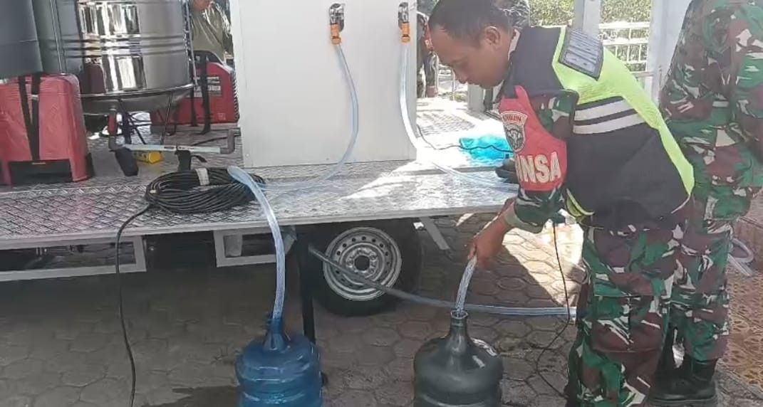 Krisis Air Bersih Pascabencana, TNI Salurkan Mobil RO untuk Warga Aceh Tengah