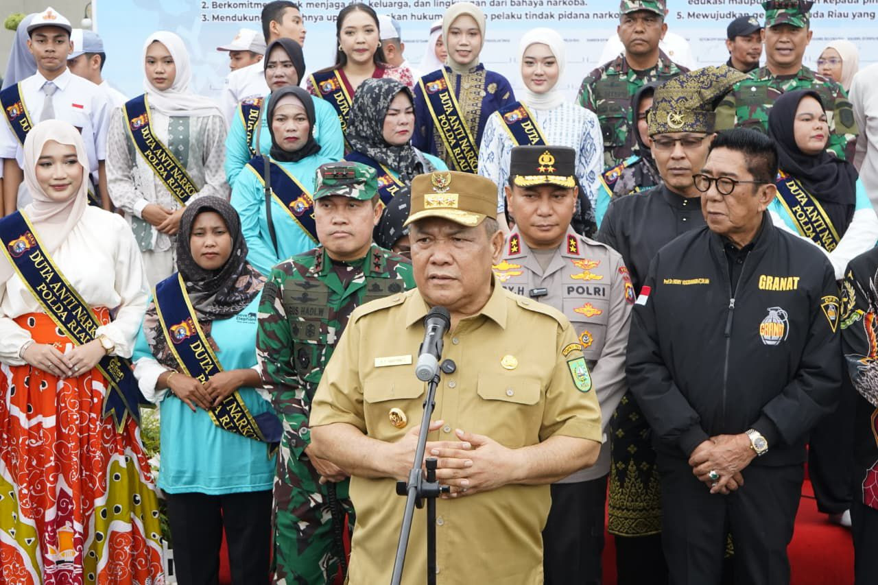 Riau Bentuk Satgas Anti Narkoba, Gubernur dan Kapolda Tegaskan Perang Tanpa Kompromi