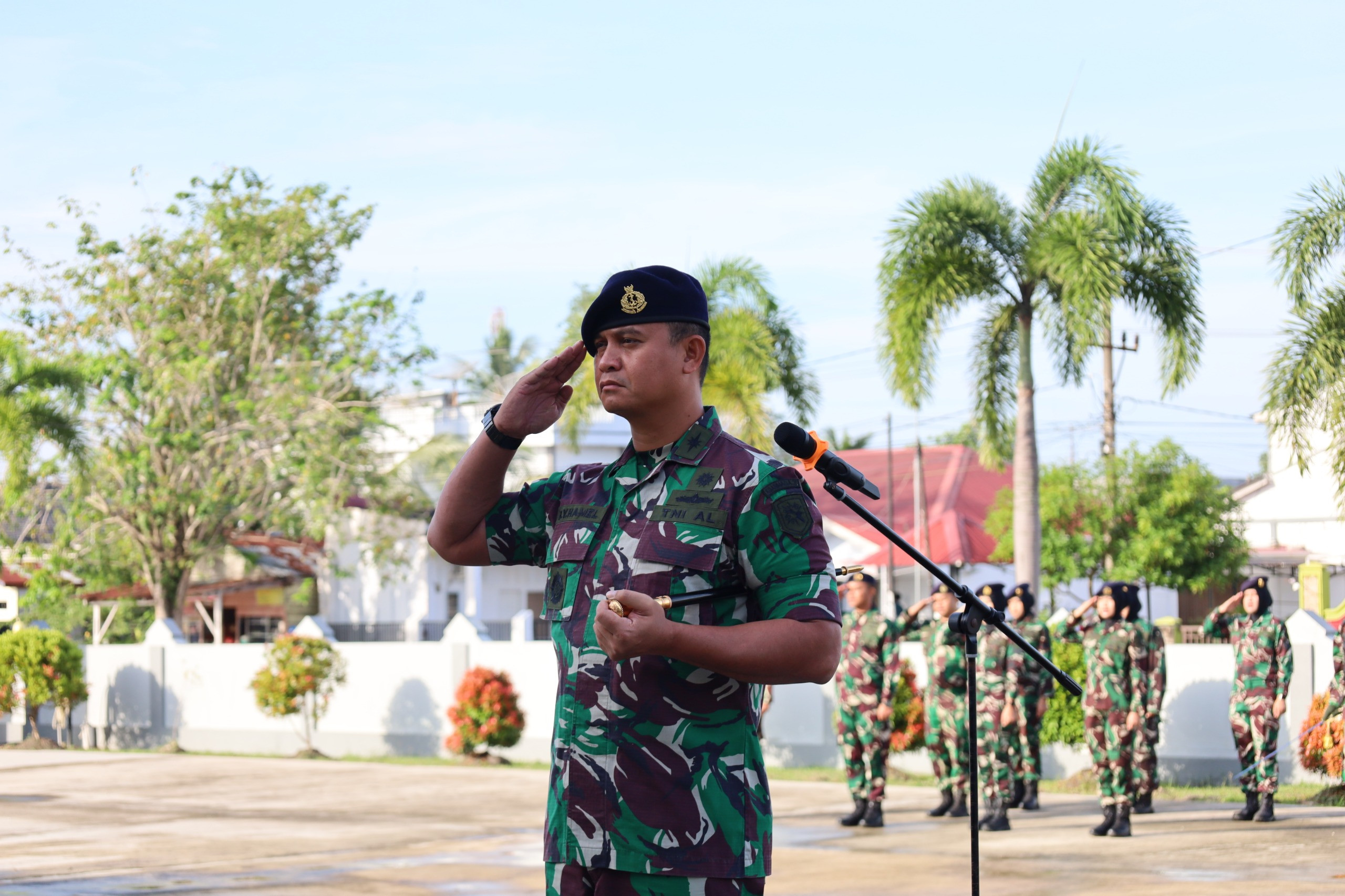 Pimpin Upacara Bendera 17an, Danlanal Dumai Sampaikan Penekanan Panglima TNI