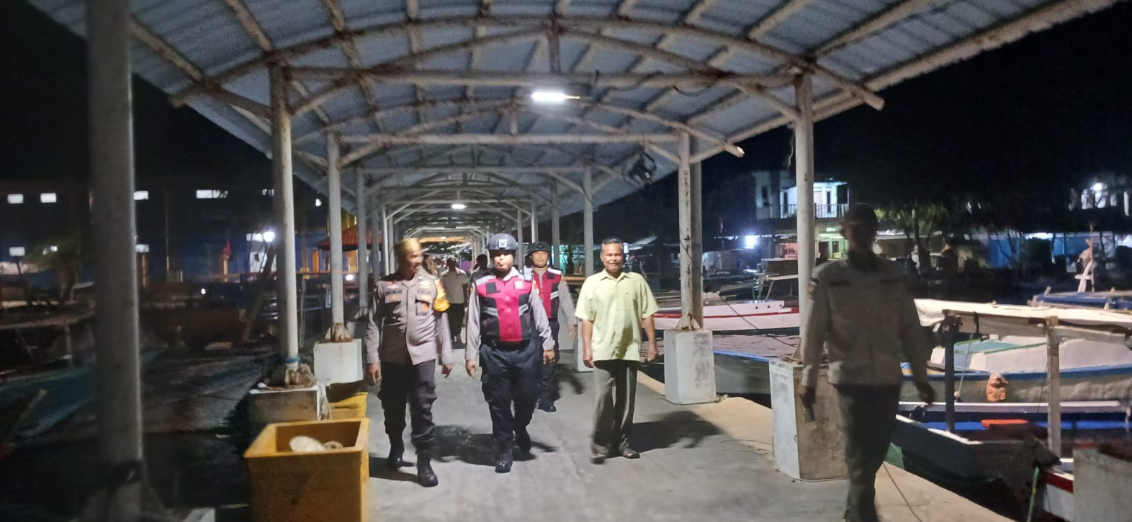 Polsek Kepulauan Seribu Utara Gelar Patroli Malam Aman Nusa I 2025, Dukung Program Jaga Jakarta+
