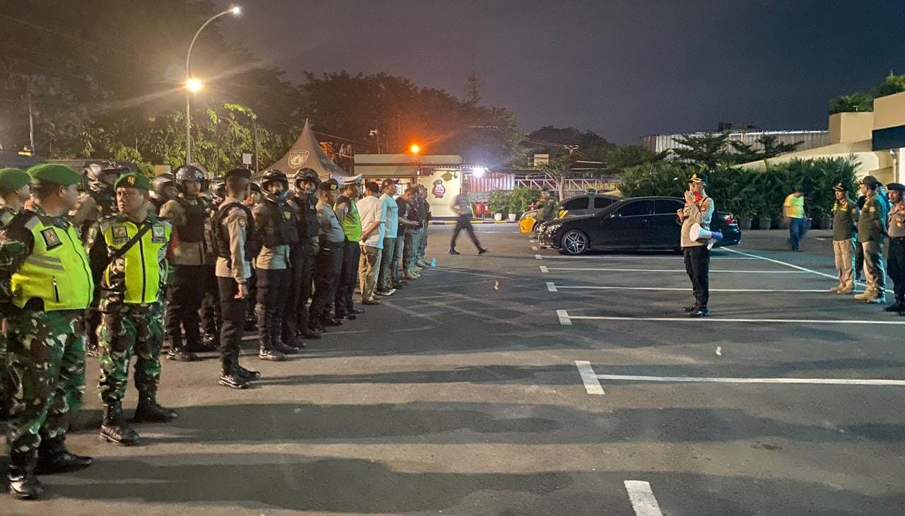 Cegah Aksi Premanisme, Apel Tiga pilar Polres Metro Bekasi Kota Dalam Rangka "Operasi Berantas Jaya 2025"