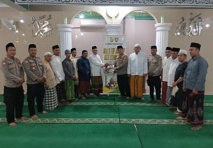 Polda Metro Jaya Gelar Program Satu Jam Mengaji di Masjid Al-Ihsan, Jakarta Timur