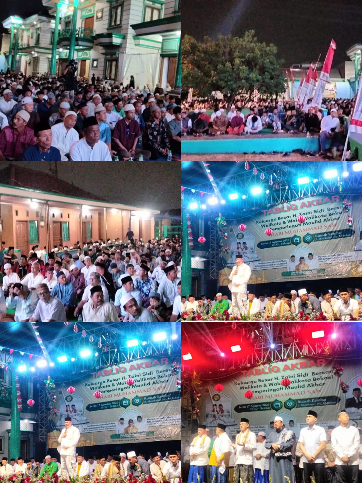 3.500 Jemaah Hadiri Maulid Akbar di Mustikajaya, Polisi Pastikan Pengamanan Berjalan Kondusif