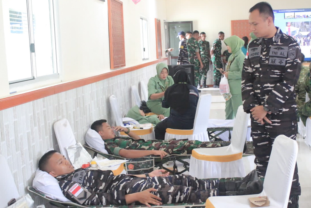 Sambut HUT TNI ke-81, Kodim 1710/Mimika Gelar Bakti Kesehatan