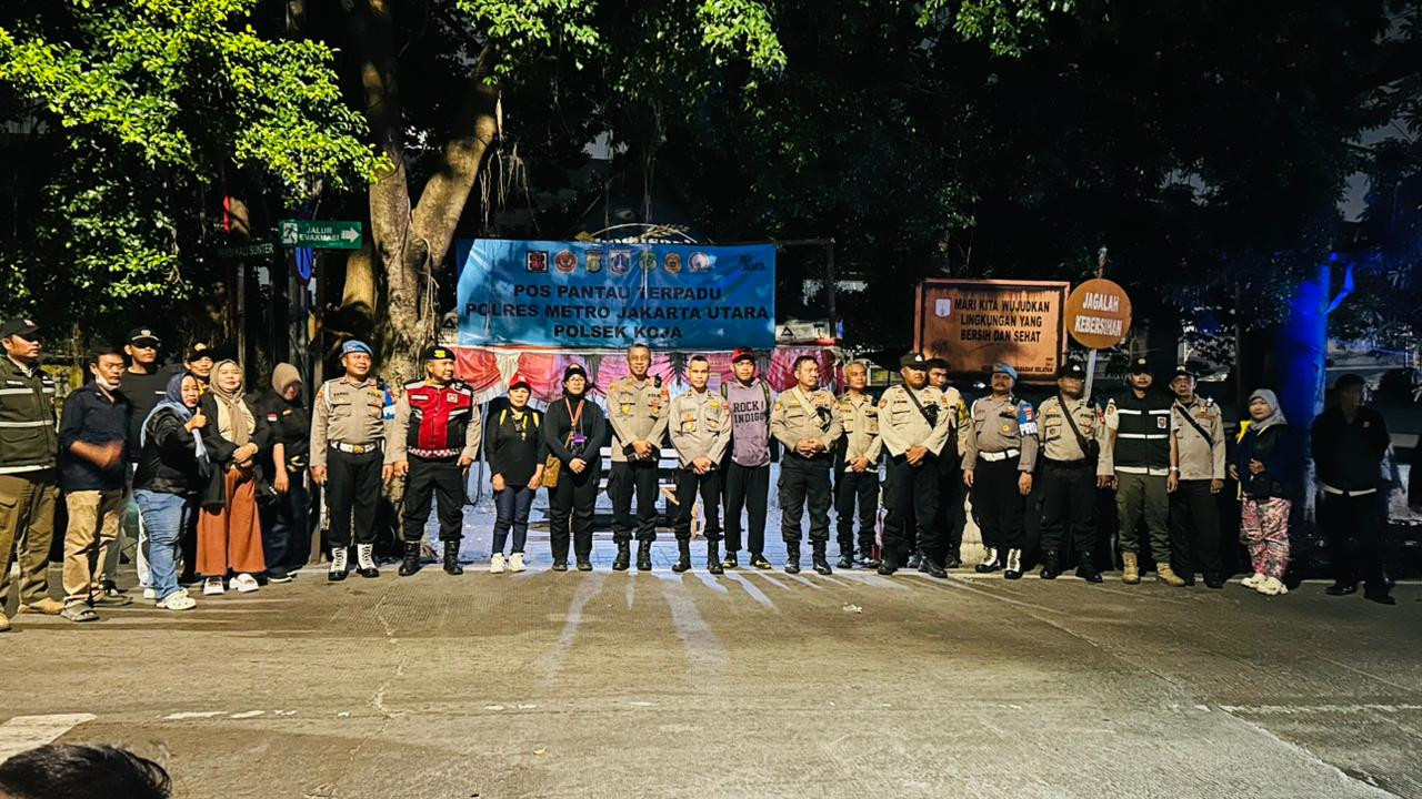 Patroli Gabungan Polsek Koja Sisir Titik Rawan Tawuran, 59 Personel Dikerahkan