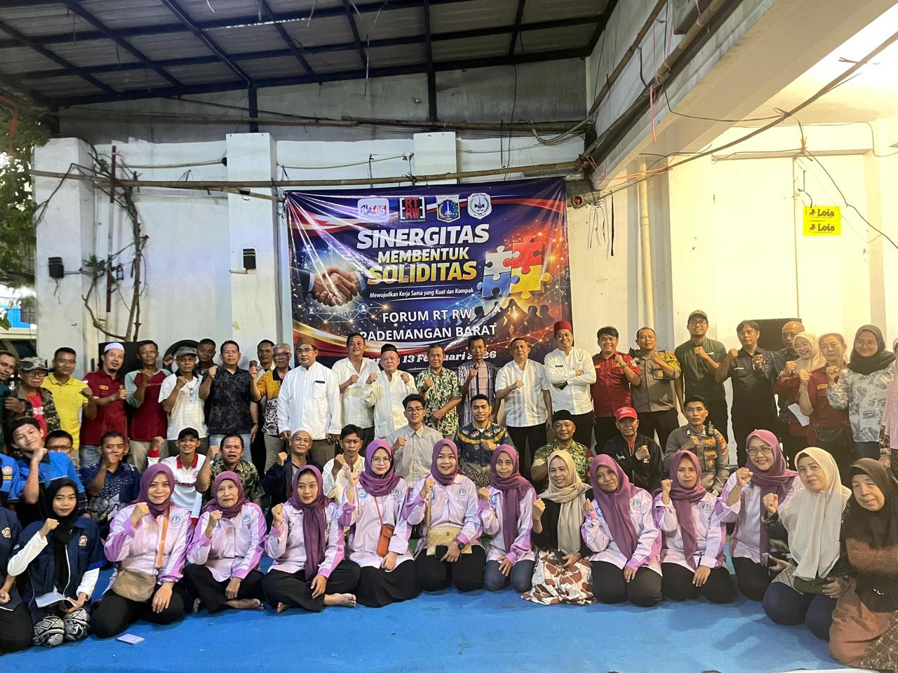 Perkuat Sinergitas Warga, Polsek Pademangan Hadiri Silaturahmi Forum RT/RW di Pademangan Barat