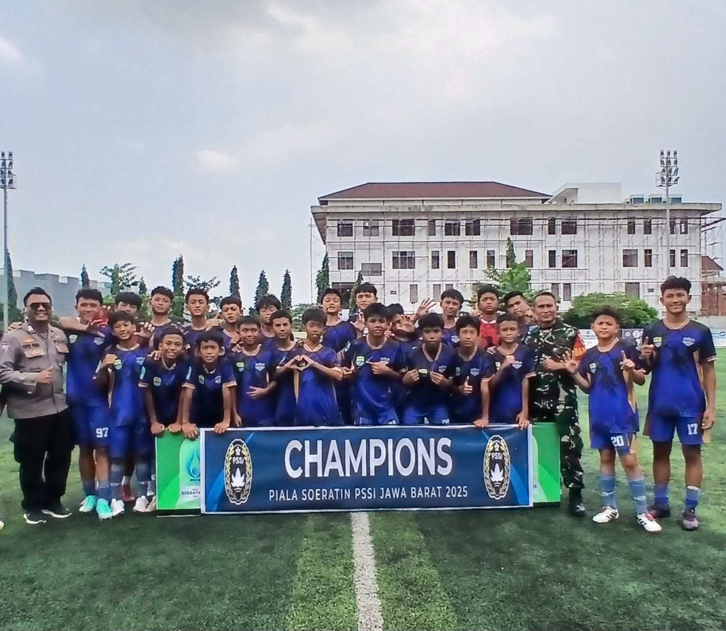 Final Sepak Bola Piala Soeratin U-13 Jawa Barat Tahun 2025 di Stadion Mini Muda Jaya Kota Bekasi