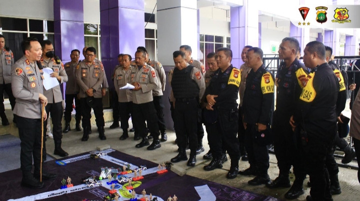 Brimob Polda Metro Jaya Amankan Laga Persita vs Persib di Indomilk Arena, Situasi Kondusif dan Terkendali