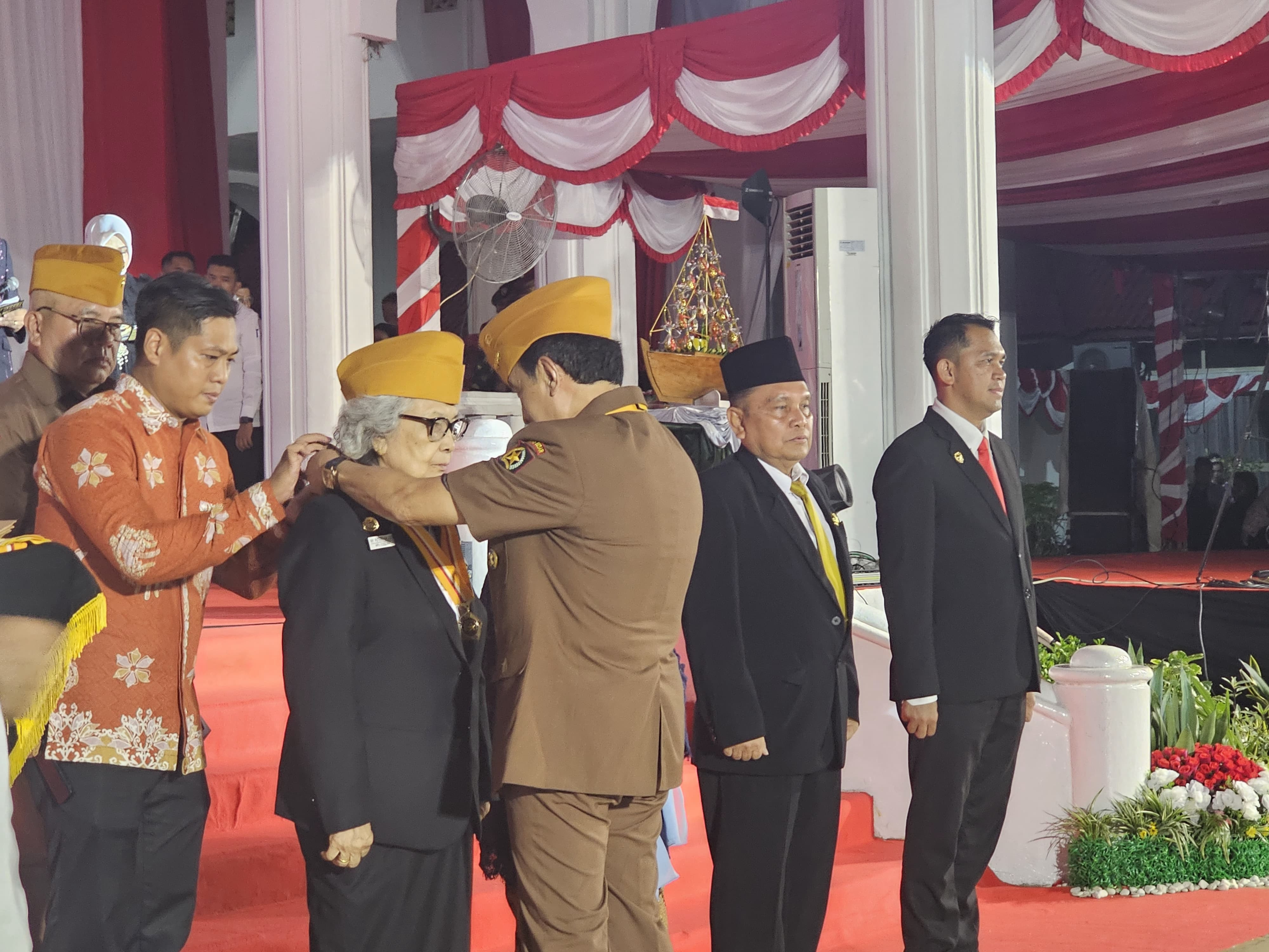 Danlanal Bintan Hadiri Malam Hiburan Sempena HUT Ke-80 Kemerdekaan RI