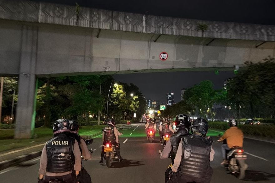 Patroli Perintis Presisi Gagalkan Tawuran di Jakarta Utara, 3 Sajam Diamankan Petugas