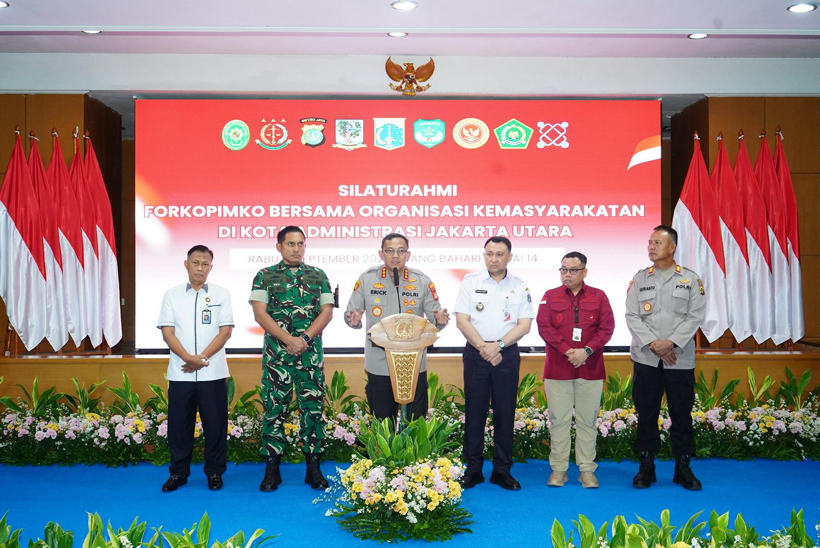 Kapolres Metro Jakarta Utara Jadi Narasumber Peran Polri dalam Menjaga Keamanan di Kantor Walikota