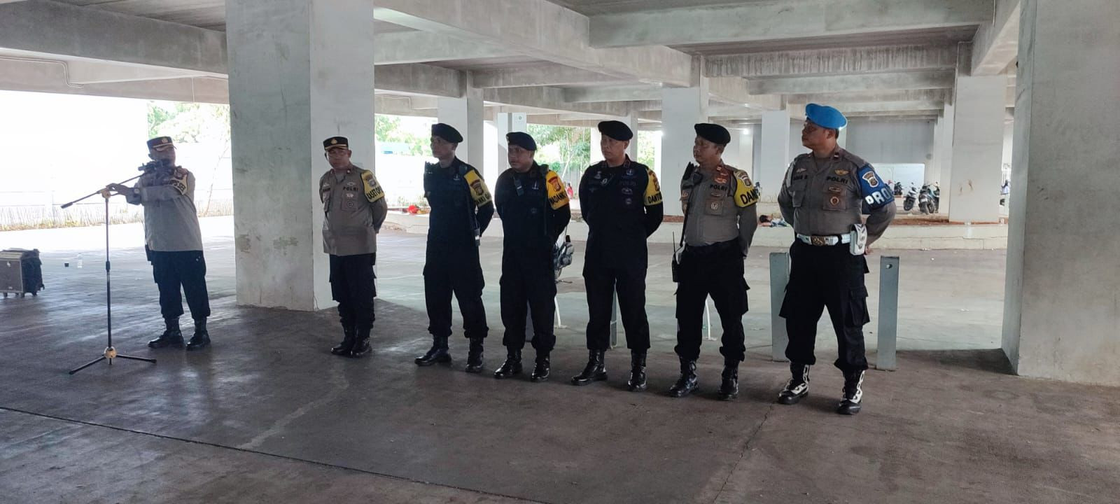 Polres Metro Jakut Gelar Apel Konsolidasi Pengamanan Tabligh Akbar BPPKB Banten Digelar di JIS