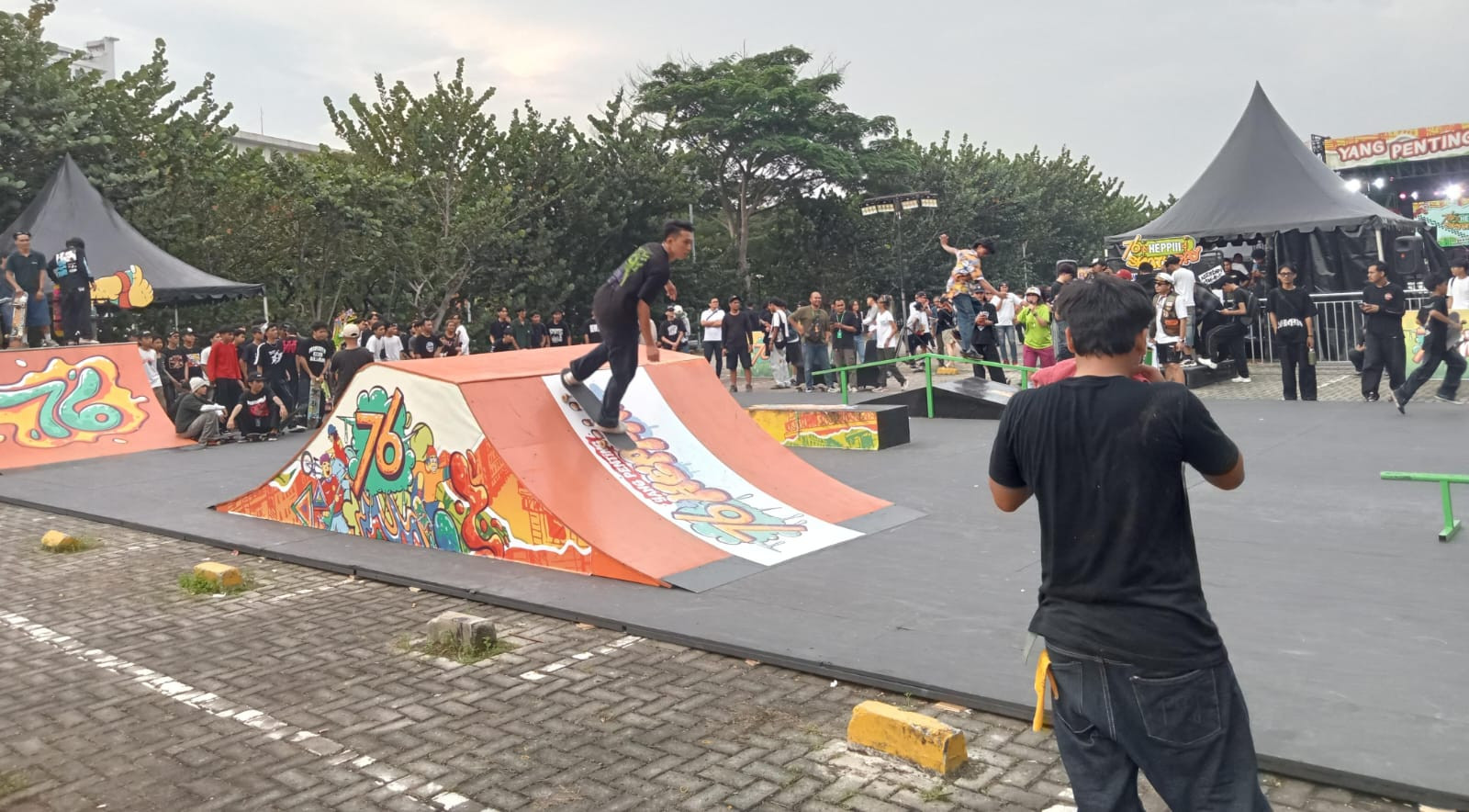Pengamanan Kegiatan Event "76 Hepii Skateday" Sevan Sinergi Indonesia Area Parkir Summarecon Mall Bekasi