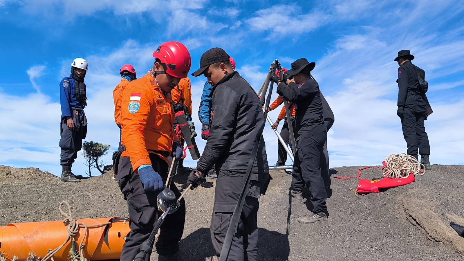Polda NTB Update Proses Penyelamatan Pendaki WNA di Rinjani
