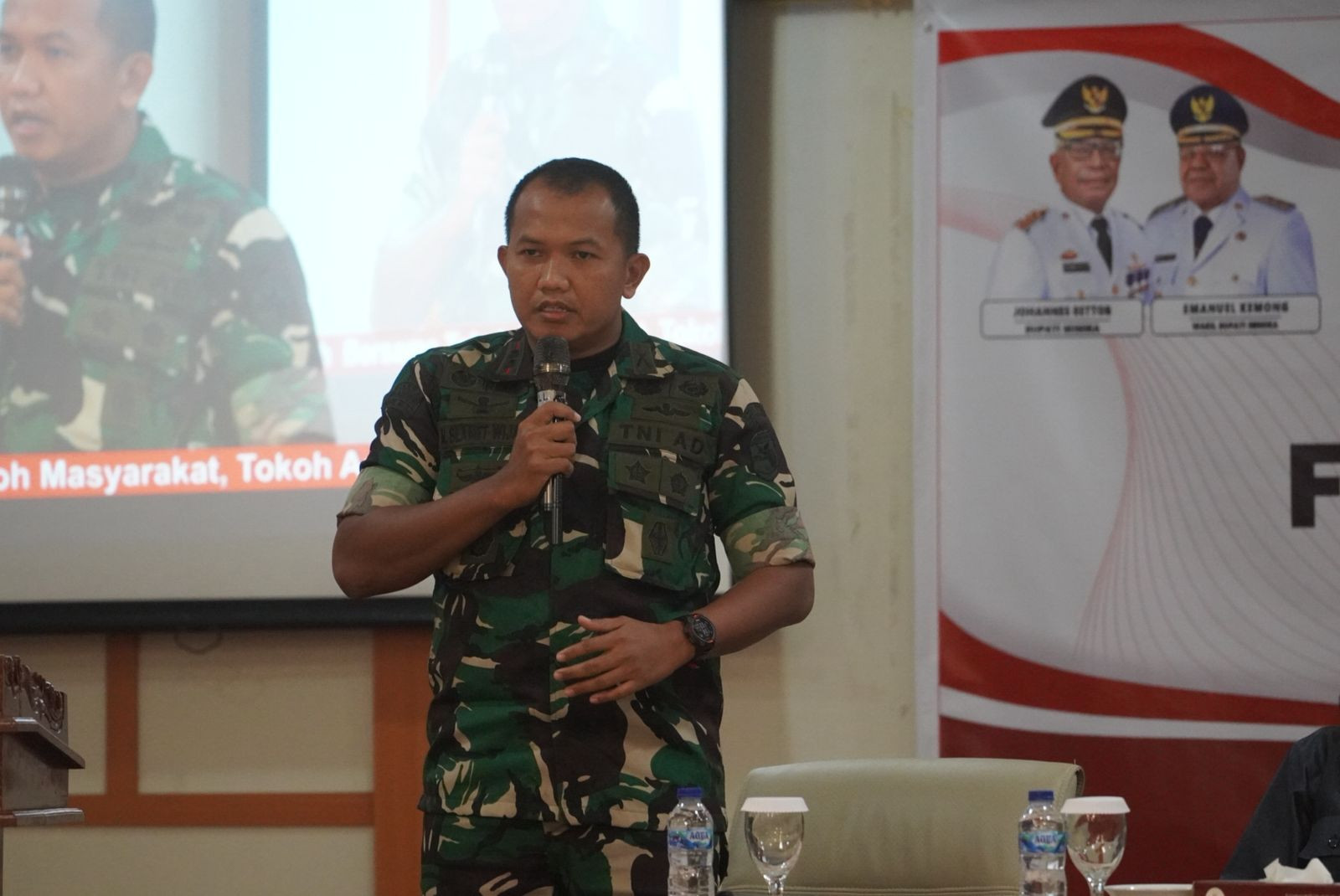 Hadiri Rapat Forkopimda, Dandim 1710/Mimika: Kita Semua Sepakat Mimika Aman Dan Damai