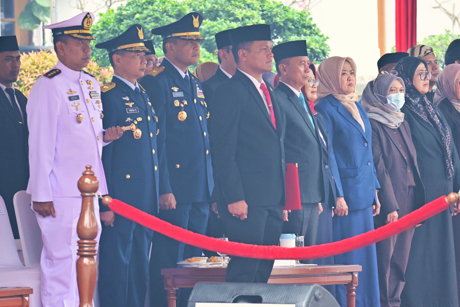 Komandan Lanal Bandung Hadiri Upacara Peringatan Hari Sumpah Pemuda Ke-97 Tahun 2025