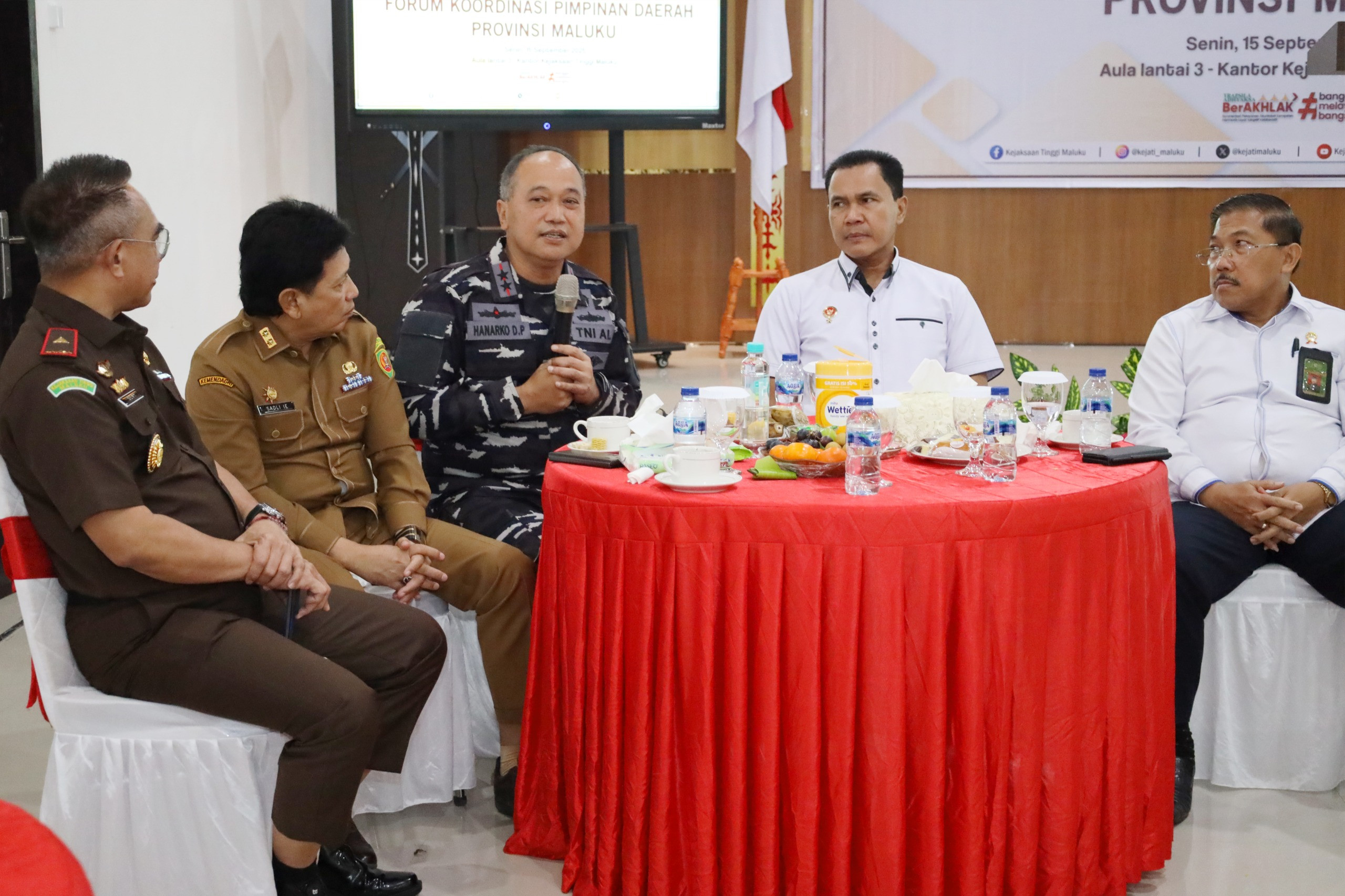 Laksda Djodi Hadiri Acara Coffee Morning Kejaksaan Tinggi Maluku