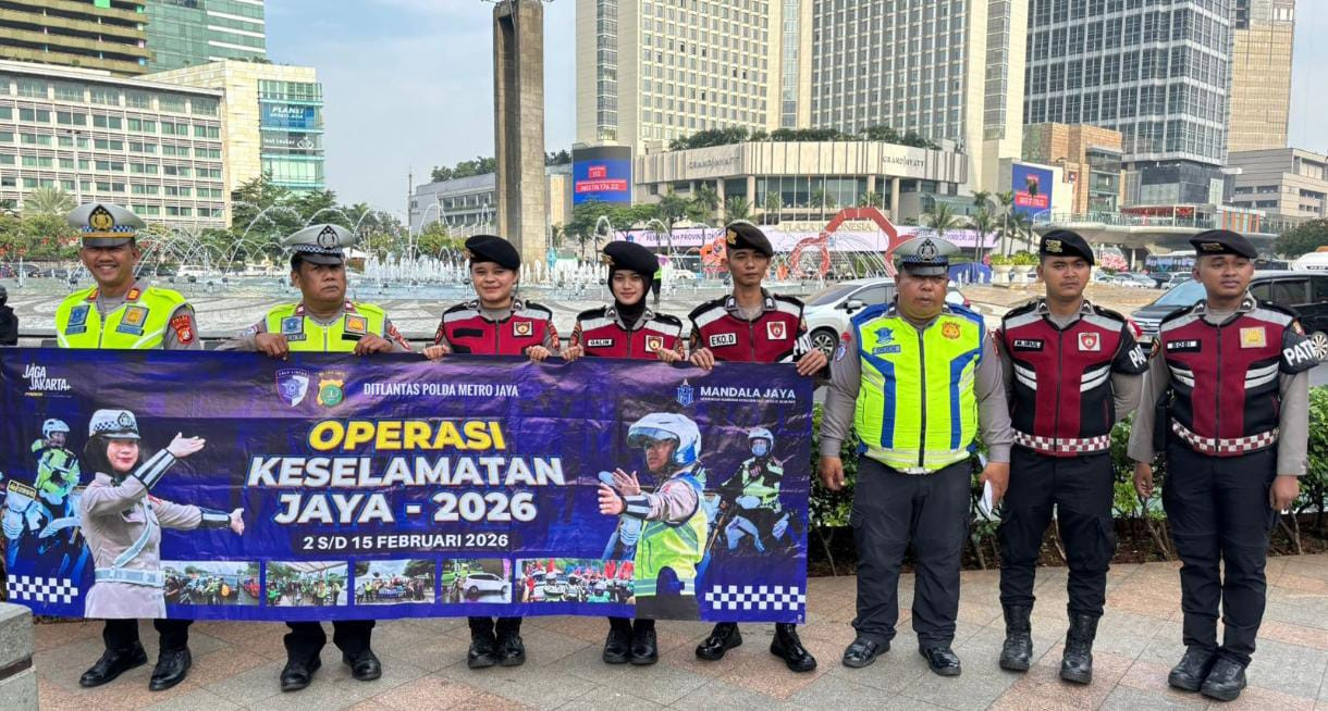 Satgas Preemtif Polda Metro Jaya Laksanakan Imbauan Keselamatan di Stasiun Juanda dan Bundaran HI