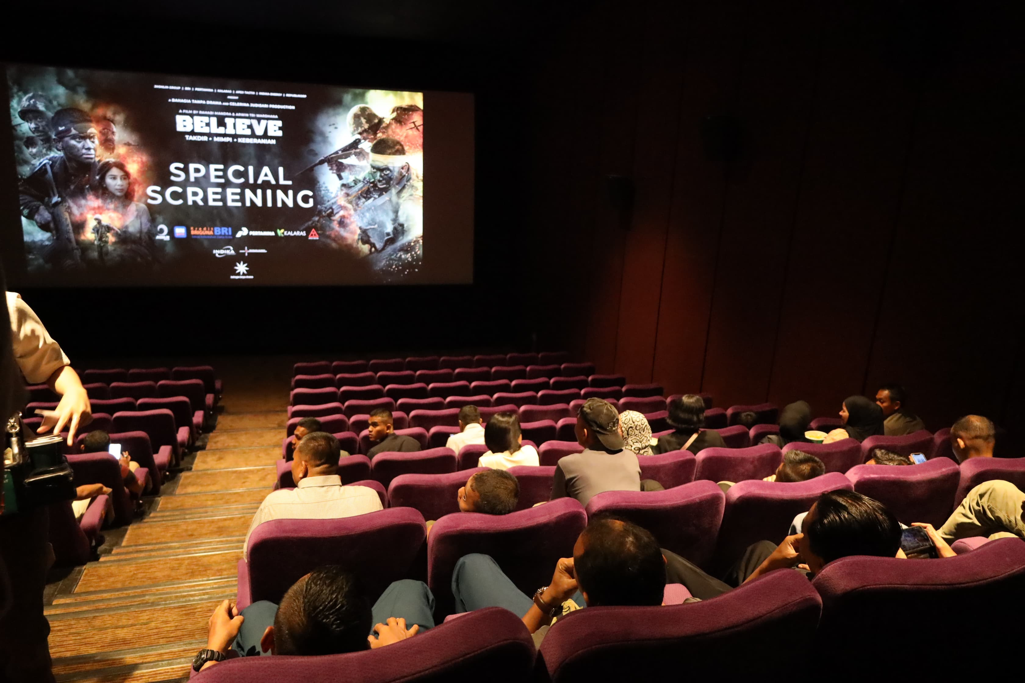 Tumbuhkan Semangat Patriotisme, Lantamal I Gelar Nonton Bareng Film "Believe"