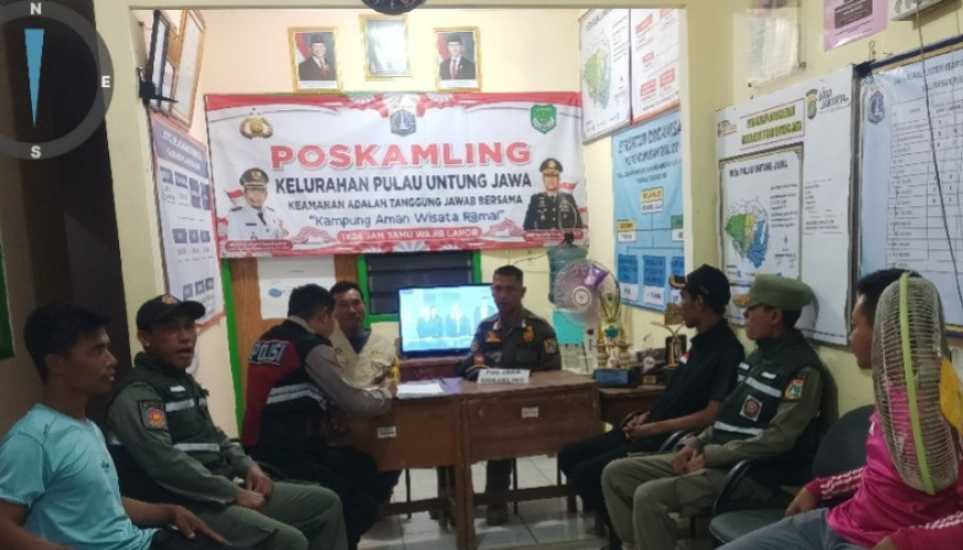 Patroli Malam Polsek Kepulauan Seribu Selatan Perkuat Kamtibmas, Sosialisasikan Layanan Polisi 110