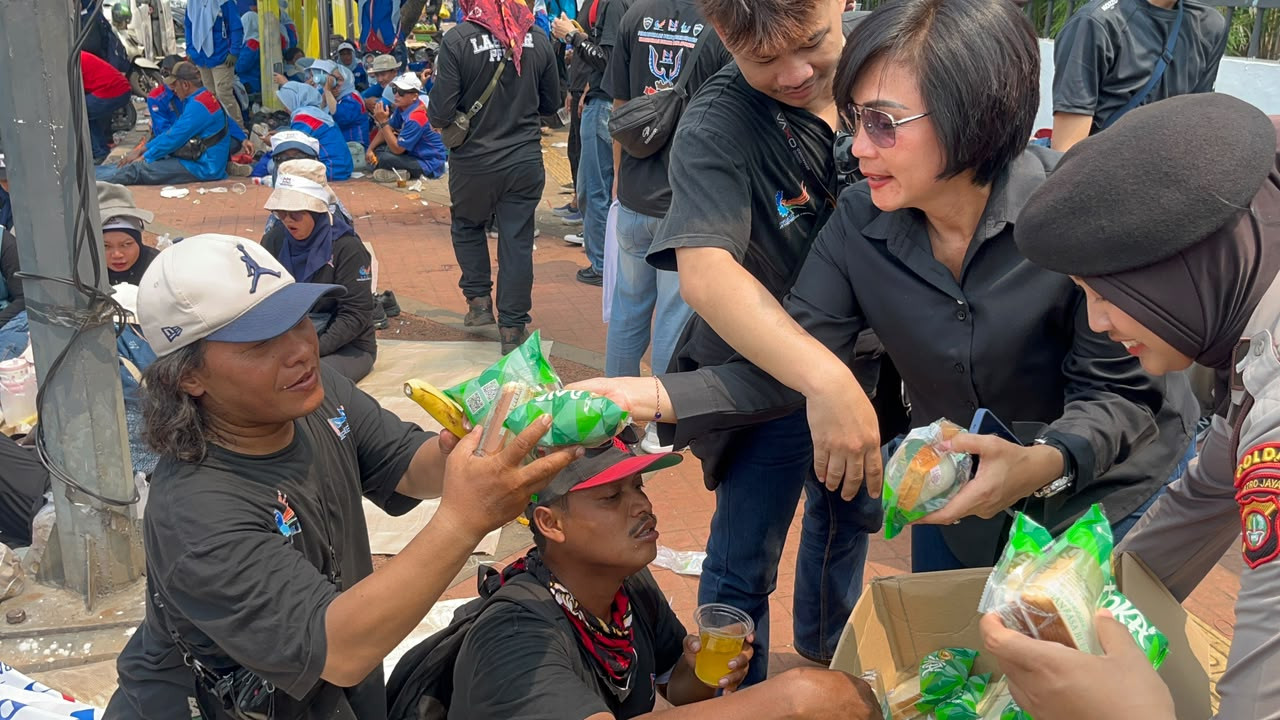 Aksi Buruh di DPR Berlangsung Tertib, Polda Metro Jaya Sampaikan Apresiasi