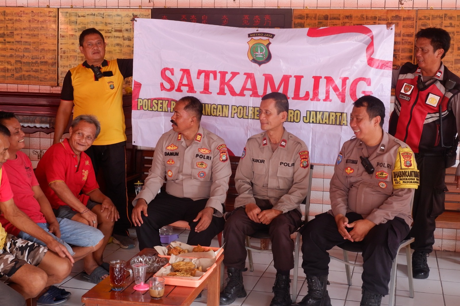 Polsek Pademangan Gencarkan Cooling System, Sambangi Vihara Bahtera Bhakti Ancol