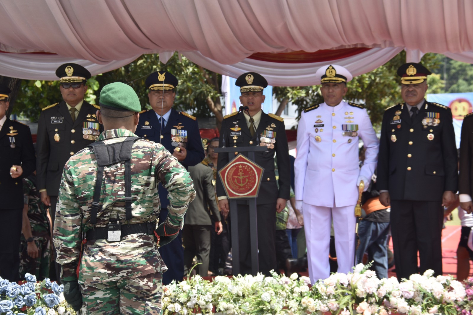 TNI Prima - TNI Rakyat - Indonesia Maju, Semangat Soliditas HUT Ke-80 TNI di Tanah Papua