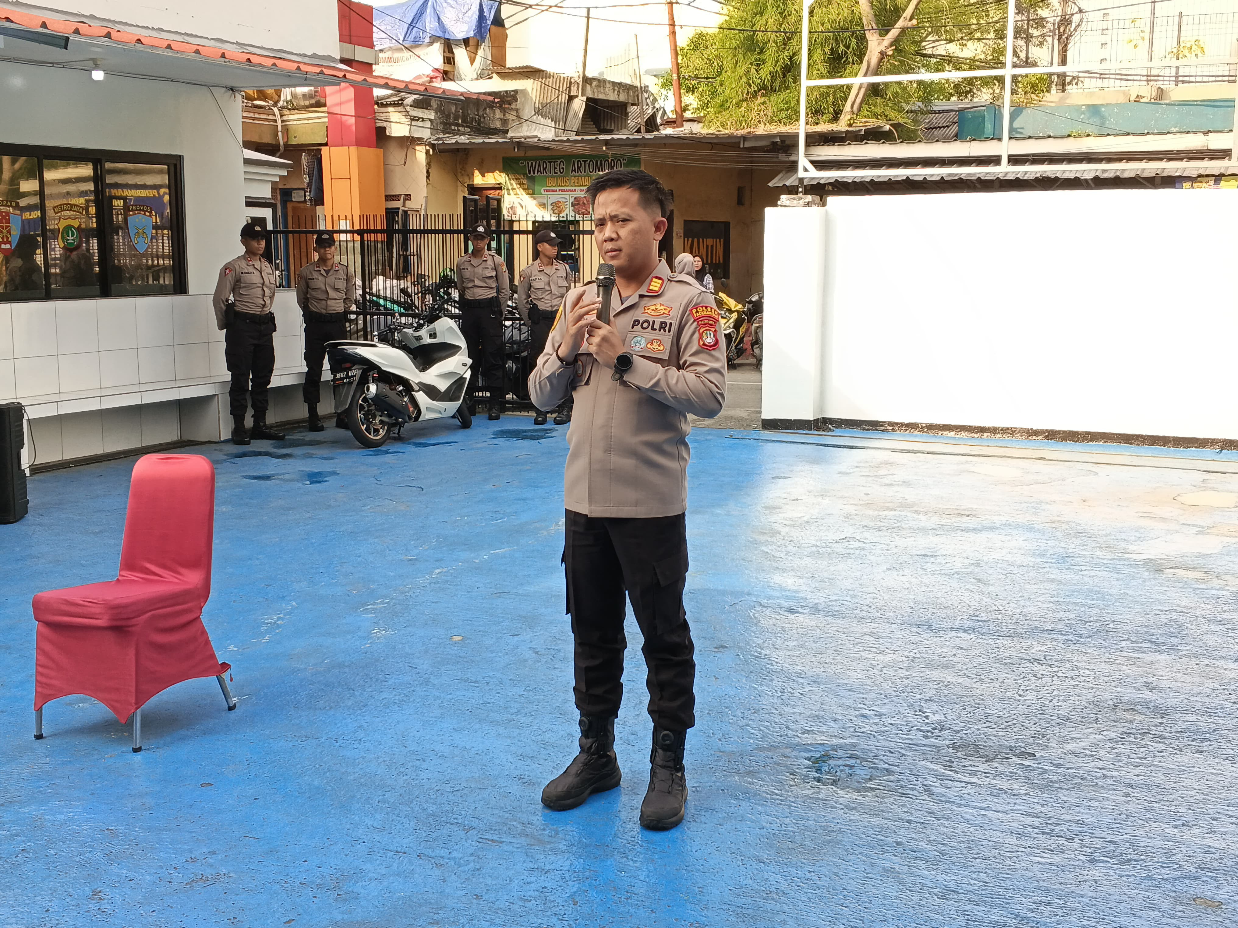 Polsek Pademangan Gelar Ngopi Kamtibmas Bersama Sabuk Kamtibmas, Perkuat Sinergi Jelang May Day 2026