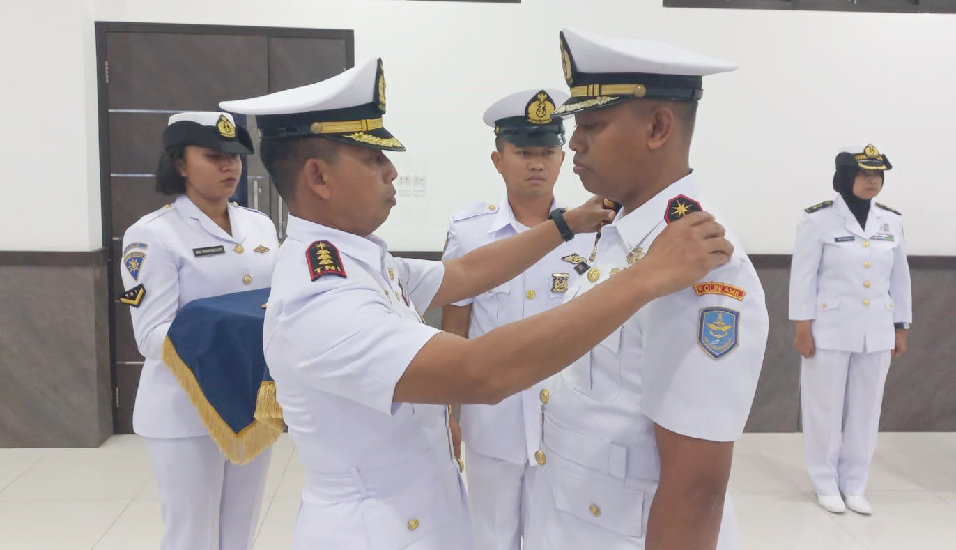 Komandan Satlinlamil 3 Pimpin Acara Pengukuhan Jabatan Wadan Satlinlamil 3