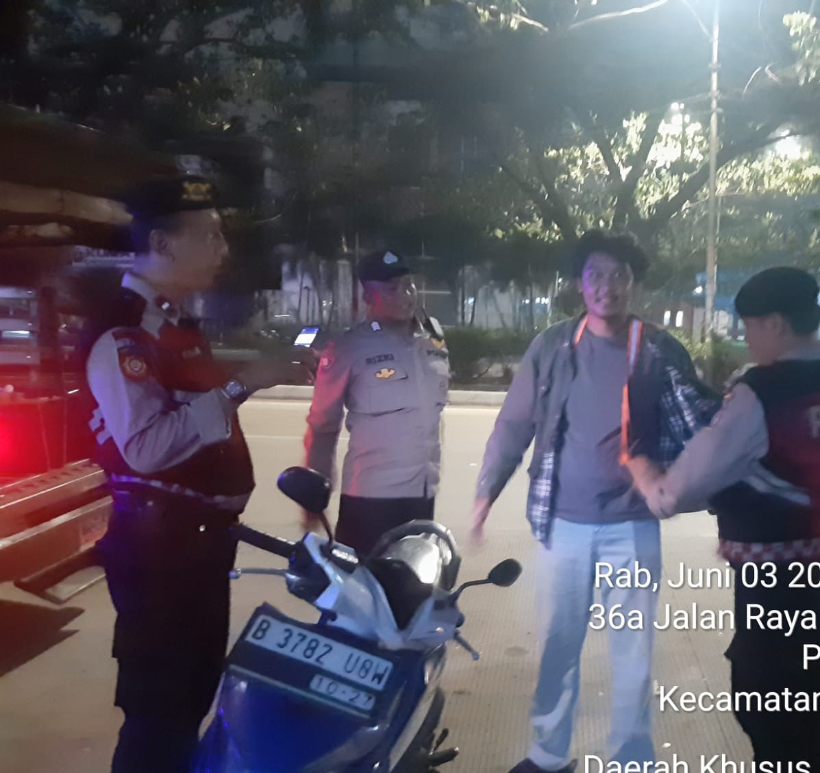 Polsek Kelapa Gading Intensifkan Patroli KRYD, Antisipasi Tawuran dan Kejahatan Jalanan